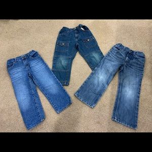 Lot of Boy’s Jeans - 3 pairs Size 4T & 4 Regular